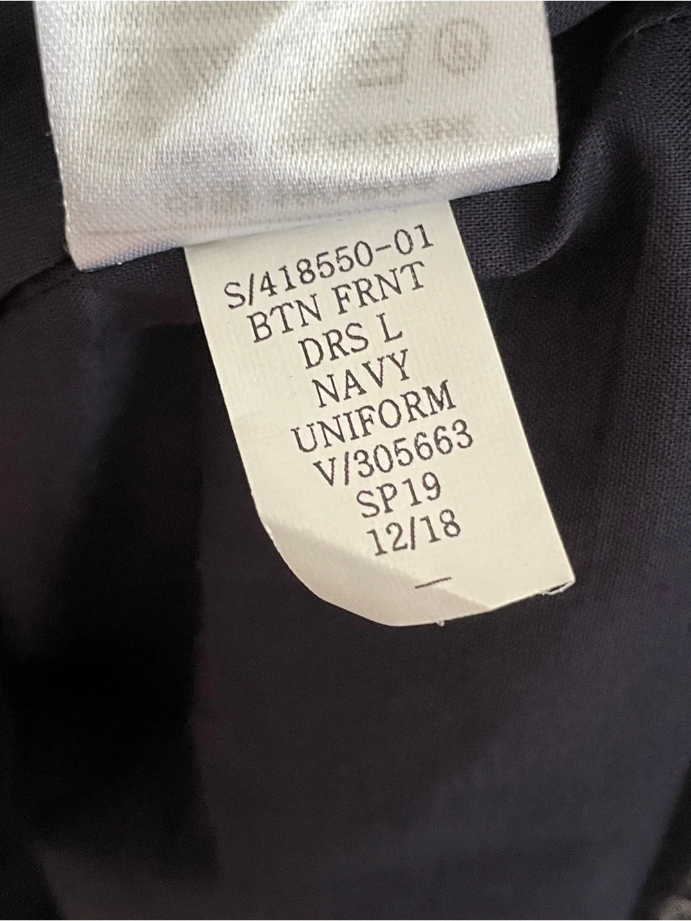 Gap Button Front Apron Linen Cotton Sleeveless Midi Dress Dark Navy NWT - Picture 7 of 11